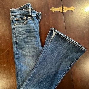 American Eagle Super hi-rise flare jeans